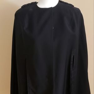 H & M Autumn Collection  2013 Black Cape Size 2